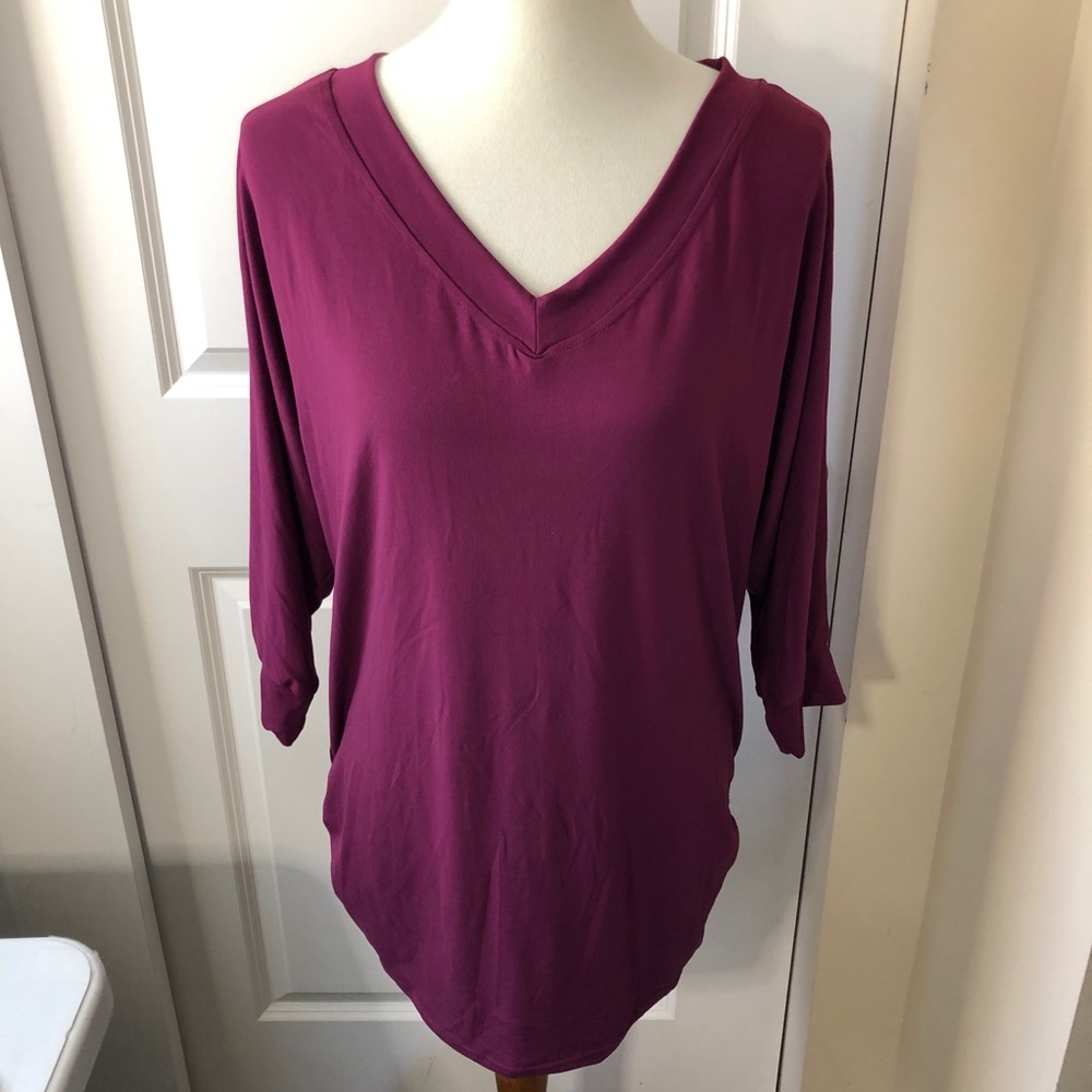 Doublju V Neck Tunic